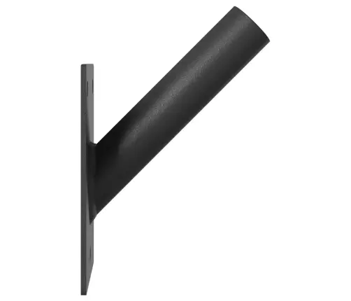 Vėliavos Stiebo Laikiklis Juoda 10,5 X 7,5 X 0,25 Cm Plienas