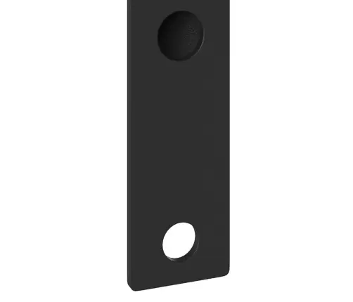 Vėliavos Stiebo Laikiklis Juoda 15 X 3 X 0,35 Cm Plienas