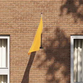 Karoga Pole Turētājs Melna 13 X 6 X 0,2 Cm Tērauds Vidaxl