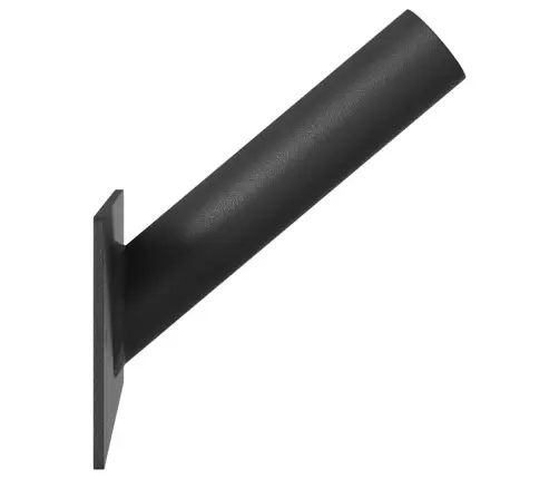 Vėliavos Stiebo Laikiklis Juoda 13 X 6 X 0,2 Cm Plienas