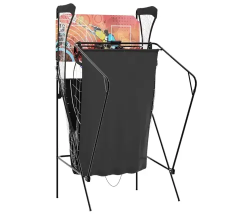 Basketbola Spēļu Automāts Ar 4 Bumbiņām 2 Spēlētājiem Vidaxl