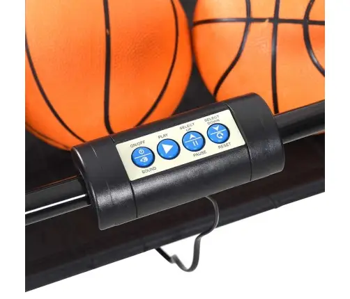 Basketbola Spēļu Automāts Ar 4 Bumbiņām 2 Spēlētājiem Vidaxl