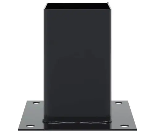 Stulpų Pagrindai Kvadratiniai, 4Vnt., Antracito Sp., 81X81Mm