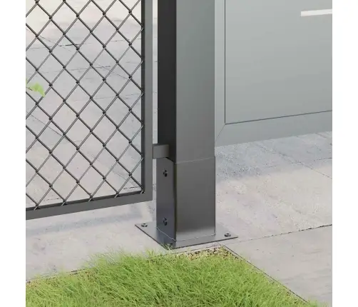 Statu Pamatnes Kvadrātveida 12 Gab Antracīts 91X91 Mm Vidaxl