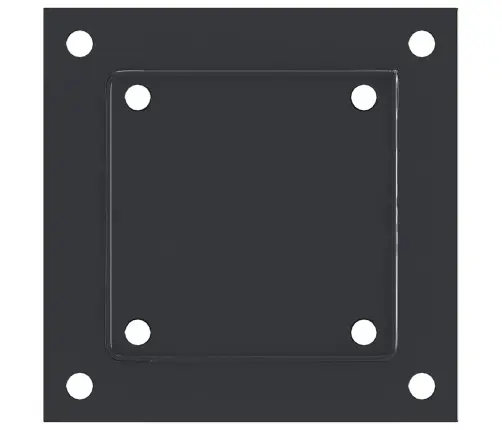 Postialused Ruudukujulised 4 Tk, Antratsiit, 121X121 Mm