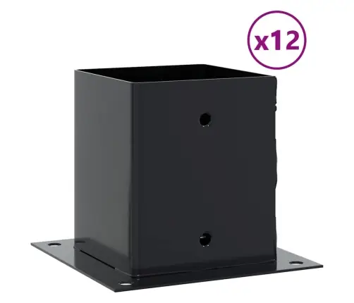 Postialused Ruudukujulised 12 Tk, Antratsiit, 121X121 Mm