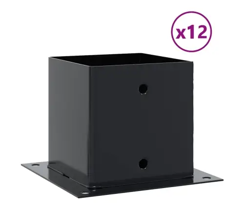 Postialused Ruudukujulised 12 Tk, Antratsiit, 141X141 Mm