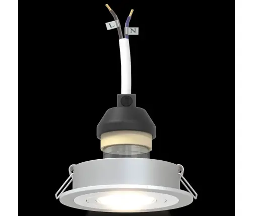 Piemontētie Prožektori 6 Gabali Apaļas Gu10 Sudrabs Ø91 Mm Vidaxl