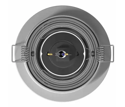 Iemontējamie Prožektori 24 Gb Apaļais Gu10 Sudrabs Ø91 Mm Vidaxl