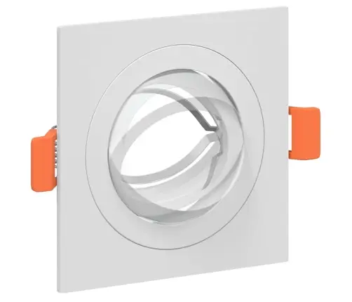 Prožektorius 6 Pcs Balta 9 X 9 X 2 Cm Aliuminis