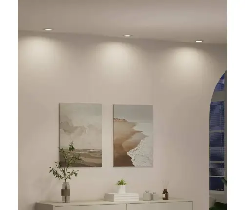 Spotivalgus 12 Pcs Valge 9 X 9 X 2.5 Cm Metall