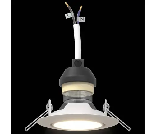 Prožektorius 24 Pcs Balta 9 X 9 X 2.5 Cm Metalas