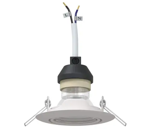 Prožektorius 24 Pcs Balta 9 X 9 X 2.5 Cm Metalas