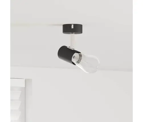 Lubų Prožektorius Juoda 6,5 X 6 X 11,5 Cm Metalas