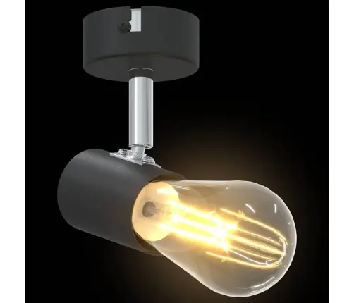 Lubų Prožektorius Juoda 6,5 X 6 X 11,5 Cm Metalas