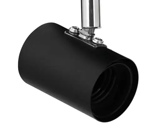 Griestu Prožektors 2 Veidu Regulējams Melns E27 Vidaxl