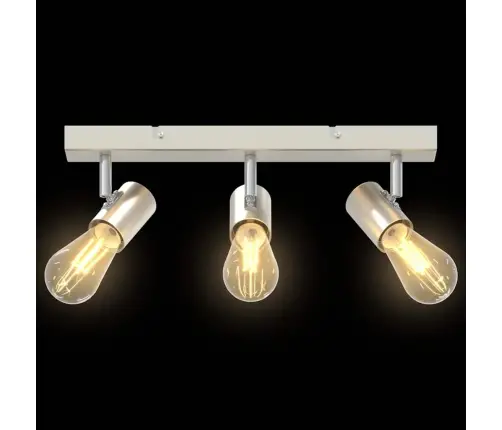 Lae Kohtvalgusti Harjatud Nikkel 38 X 6.5 X 11.5 Cm Teras