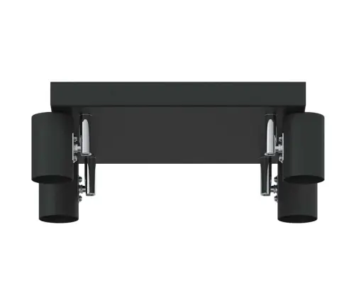 Griestu Prožektors 4 Veidu Regulējamais Melns E27 Vidaxl