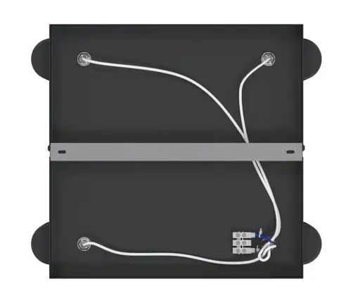 Griestu Prožektors 4 Veidu Regulējamais Melns E27 Vidaxl