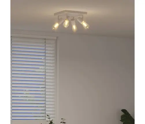 Lubų Prožektorius Balta 26,5 X 26 X 11,5 Cm Metalas