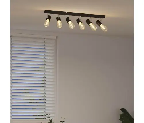 Lubų Prožektorius Juoda 73 X 6,5 X 11,5 Cm Metalas