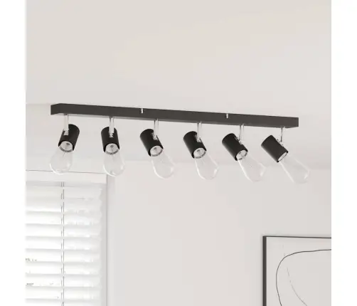 Lubų Prožektorius Juoda 73 X 6,5 X 11,5 Cm Metalas