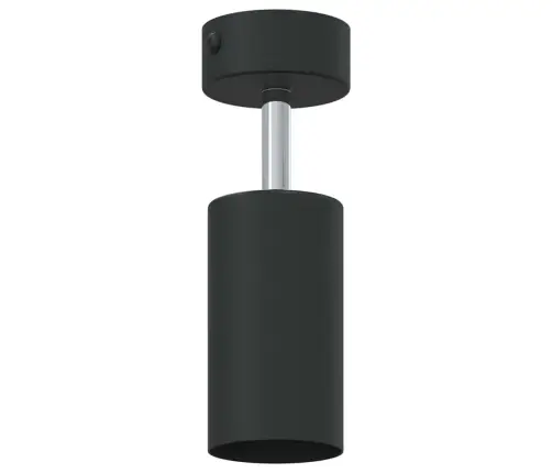 Griestu Prožektors 1 Pavediena Regulējams Melnais Gu10 Vidaxl