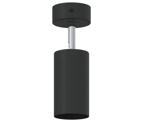 Griestu Prožektors 1 Pavediena Regulējams Melnais Gu10 Vidaxl