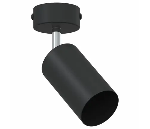 Griestu Prožektors 1 Pavediena Regulējams Melnais Gu10 Vidaxl