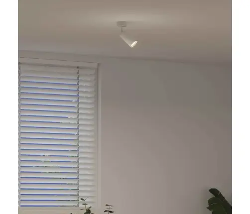 Lae Kohtvalgusti Prožektoritega Valge 6 X 6 X 16 Cm Metall