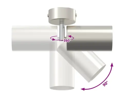 Griestu Prožektors 1 Ceļš Regulējams Matēts Niķelis Gu10 Vidaxl