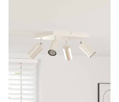 Griestu Prožektors 4 Veidu Regulējams Šampinjonizēts Gu10 Vidaxl