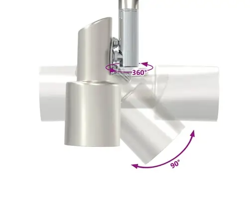 Lubų Prožektorius Šveistas Nikelis 39 X 10.5 X 10.5 Cm Plienas