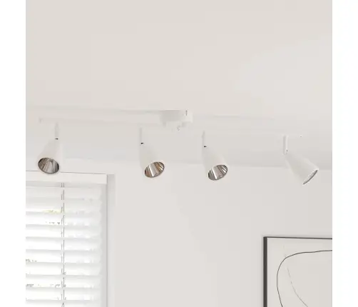 Lae Kohtvalgusti Prožektoritega Valge 25.5 X 8 X 16 Cm Metall