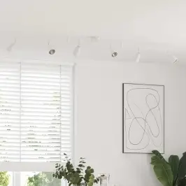 Griestu Prožektors Balts 25.5 X 8 X 16 Cm Metāla Vidaxl