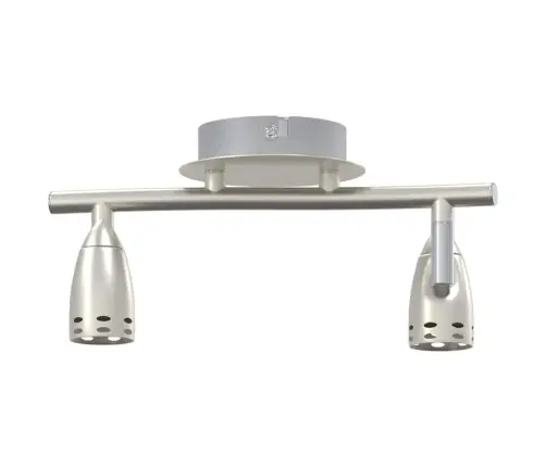 Lubų Prožektorius Matinis Nikelis 27 X 14 X 12 Cm Plienas