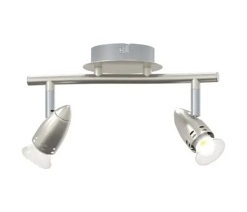 Lubų Prožektorius Matinis Nikelis 27 X 14 X 12 Cm Plienas