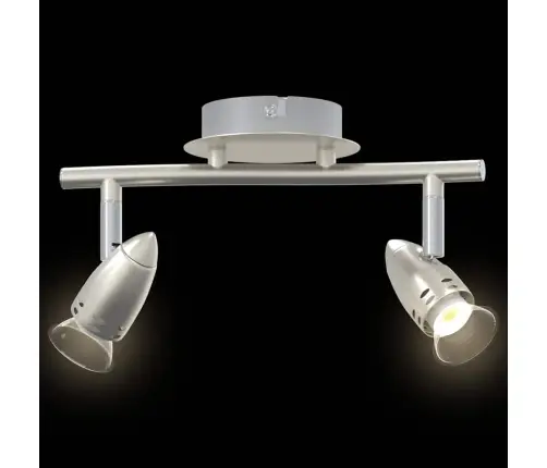 Lubų Prožektorius Matinis Nikelis 27 X 14 X 12 Cm Plienas