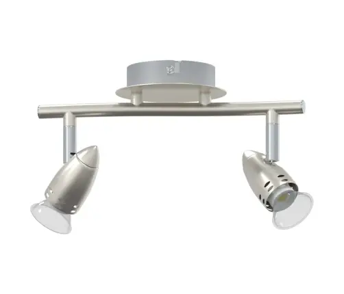 Lubų Prožektorius Matinis Nikelis 27 X 14 X 12 Cm Plienas