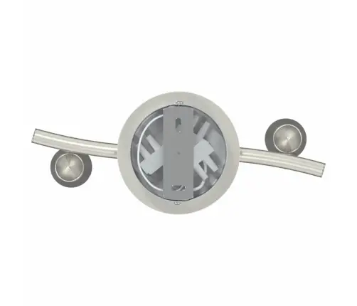 Lubų Prožektorius Matinis Nikelis 27 X 14 X 12 Cm Plienas