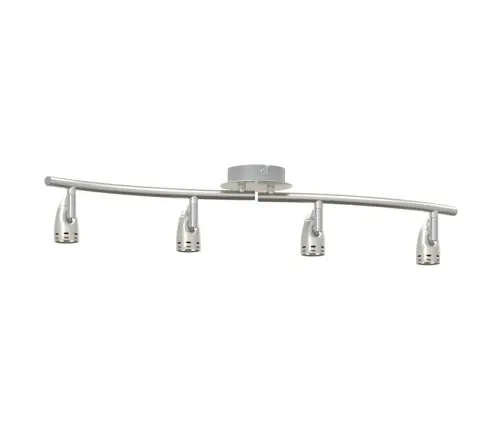 Vidaxl Griestu Prožektors 4 Veidu Regulējamam Matētam Niķelim Gu10