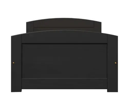 Lova Su 2 Stalčiais Be Čiužinio Irun, Juoda, 90X200Cm