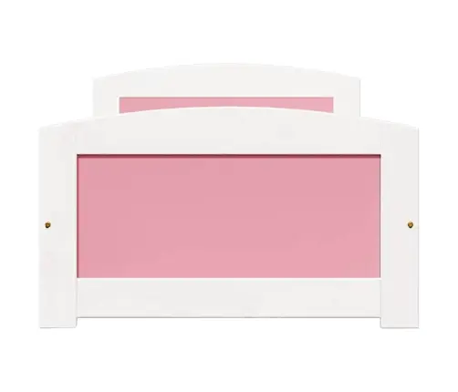 2 Sahtliga Päevavoodi Ilma Madratsita Valge Ja Roosa 90X200 Cm