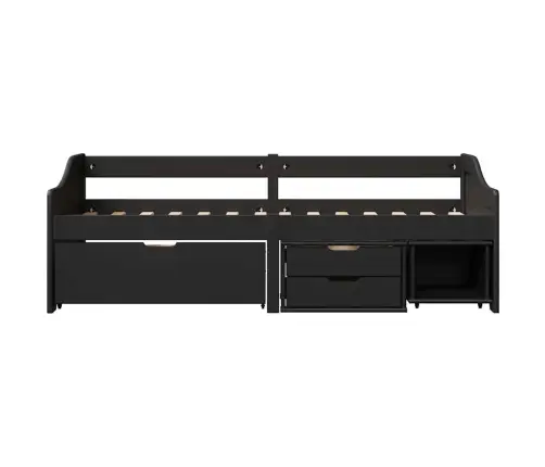 Dienas Gulta Irun, 3 Atvilktnes Bez Matrača, 90X200 Cm Vidaxl