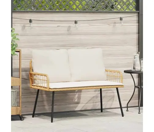 Dārza Soliņš Dabisks 114X64X78 Cm Poliestera Rotangpalma Vidaxl