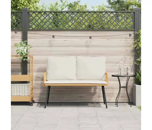 Dārza Soliņš Dabisks 114X64X78 Cm Poliestera Rotangpalma Vidaxl