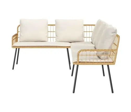 Sofa Su Pagalve Ruda 61.5 X 123 X 82Cm Metalas