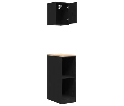 Garaažikapid 2 Tk, Must, Tehispuit