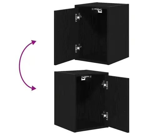 Garaažikapid 2 Tk, Must, Tehispuit