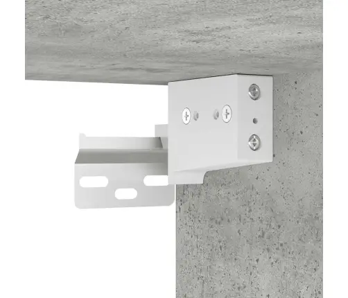 Garāžas Skapji, 2 Gab., Betona Pelēki, Inženierijas Koks Vidaxl